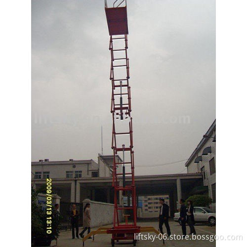 SJY0.25-10.0 Mobile scissor lift for 250kgs
